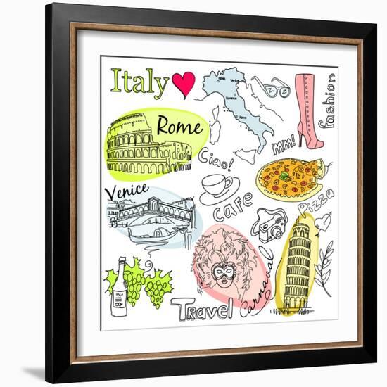 Sightseeing In Italy-Alisa Foytik-Framed Art Print