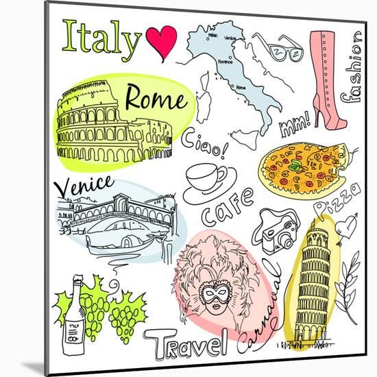 Sightseeing In Italy-Alisa Foytik-Mounted Art Print