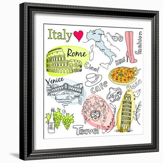 Sightseeing In Italy-Alisa Foytik-Framed Art Print