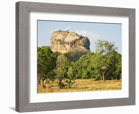 Sigiriya (Lion Rock), UNESCO World Heritage Site, Sri Lanka, Asia-Jochen Schlenker-Framed Photographic Print