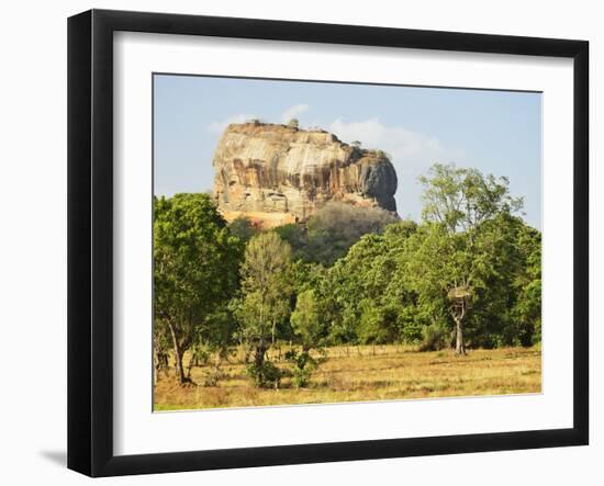 Sigiriya (Lion Rock), UNESCO World Heritage Site, Sri Lanka, Asia-Jochen Schlenker-Framed Photographic Print