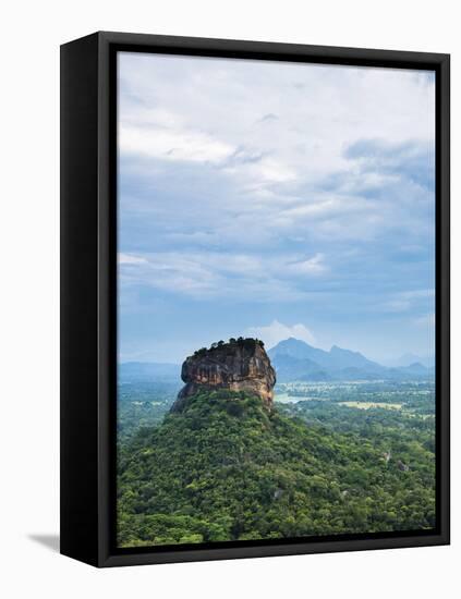 Sigiriya Rock Fortress, UNESCO World Heritage Site, Seen from Pidurangala Rock, Sri Lanka, Asia-Matthew Williams-Ellis-Framed Premier Image Canvas