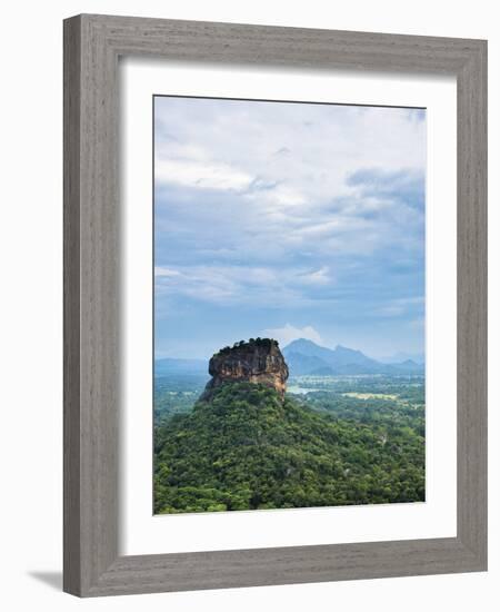 Sigiriya Rock Fortress, UNESCO World Heritage Site, Seen from Pidurangala Rock, Sri Lanka, Asia-Matthew Williams-Ellis-Framed Photographic Print