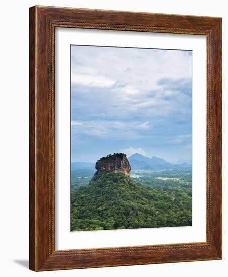 Sigiriya Rock Fortress, UNESCO World Heritage Site, Seen from Pidurangala Rock, Sri Lanka, Asia-Matthew Williams-Ellis-Framed Photographic Print