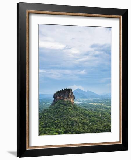 Sigiriya Rock Fortress, UNESCO World Heritage Site, Seen from Pidurangala Rock, Sri Lanka, Asia-Matthew Williams-Ellis-Framed Photographic Print