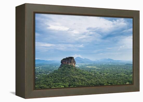 Sigiriya Rock Fortress, UNESCO World Heritage Site, Seen from Pidurangala Rock, Sri Lanka, Asia-Matthew Williams-Ellis-Framed Premier Image Canvas