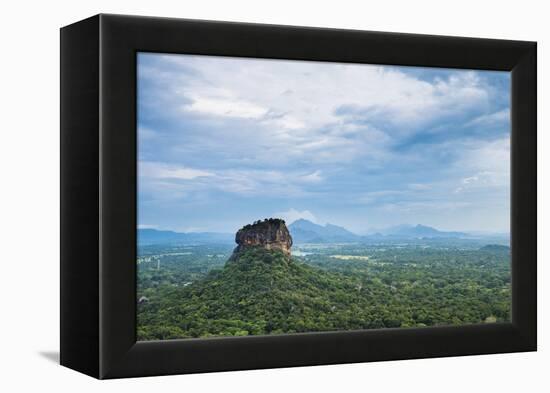 Sigiriya Rock Fortress, UNESCO World Heritage Site, Seen from Pidurangala Rock, Sri Lanka, Asia-Matthew Williams-Ellis-Framed Premier Image Canvas