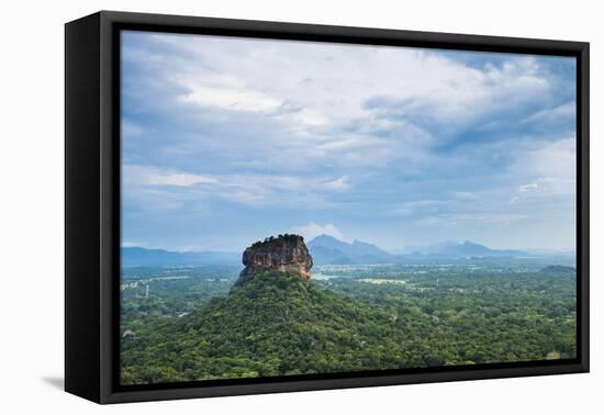 Sigiriya Rock Fortress, UNESCO World Heritage Site, Seen from Pidurangala Rock, Sri Lanka, Asia-Matthew Williams-Ellis-Framed Premier Image Canvas