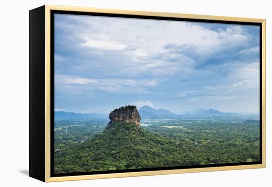 Sigiriya Rock Fortress, UNESCO World Heritage Site, Seen from Pidurangala Rock, Sri Lanka, Asia-Matthew Williams-Ellis-Framed Premier Image Canvas
