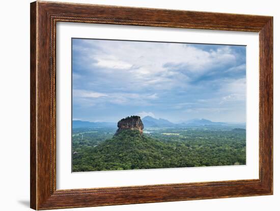 Sigiriya Rock Fortress, UNESCO World Heritage Site, Seen from Pidurangala Rock, Sri Lanka, Asia-Matthew Williams-Ellis-Framed Photographic Print