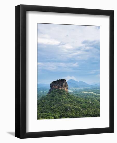 Sigiriya Rock Fortress, UNESCO World Heritage Site, Seen from Pidurangala Rock, Sri Lanka, Asia-Matthew Williams-Ellis-Framed Photographic Print