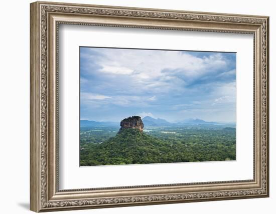 Sigiriya Rock Fortress, UNESCO World Heritage Site, Seen from Pidurangala Rock, Sri Lanka, Asia-Matthew Williams-Ellis-Framed Photographic Print