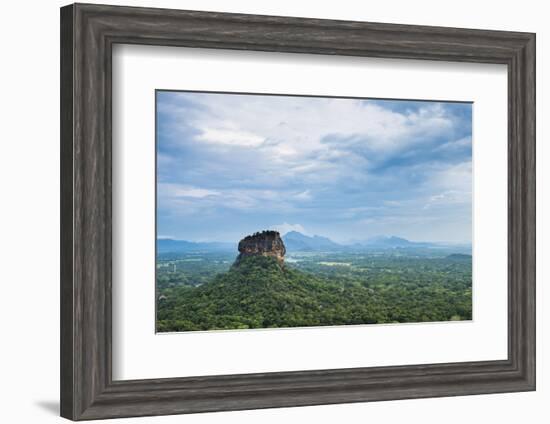 Sigiriya Rock Fortress, UNESCO World Heritage Site, Seen from Pidurangala Rock, Sri Lanka, Asia-Matthew Williams-Ellis-Framed Photographic Print