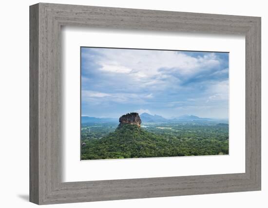 Sigiriya Rock Fortress, UNESCO World Heritage Site, Seen from Pidurangala Rock, Sri Lanka, Asia-Matthew Williams-Ellis-Framed Photographic Print