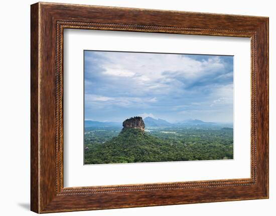 Sigiriya Rock Fortress, UNESCO World Heritage Site, Seen from Pidurangala Rock, Sri Lanka, Asia-Matthew Williams-Ellis-Framed Photographic Print