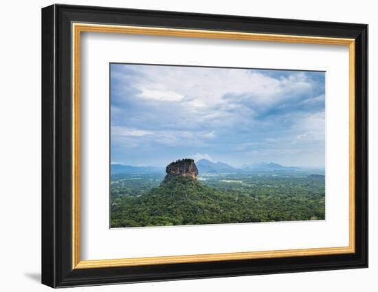 Sigiriya Rock Fortress, UNESCO World Heritage Site, Seen from Pidurangala Rock, Sri Lanka, Asia-Matthew Williams-Ellis-Framed Photographic Print