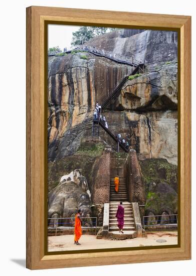 Sigiriya, UNESCO World Heritage Site, North Central Province, Sri Lanka, Asia-Christian Kober-Framed Premier Image Canvas