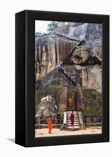 Sigiriya, UNESCO World Heritage Site, North Central Province, Sri Lanka, Asia-Christian Kober-Framed Premier Image Canvas