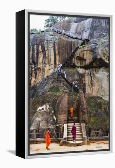 Sigiriya, UNESCO World Heritage Site, North Central Province, Sri Lanka, Asia-Christian Kober-Framed Premier Image Canvas