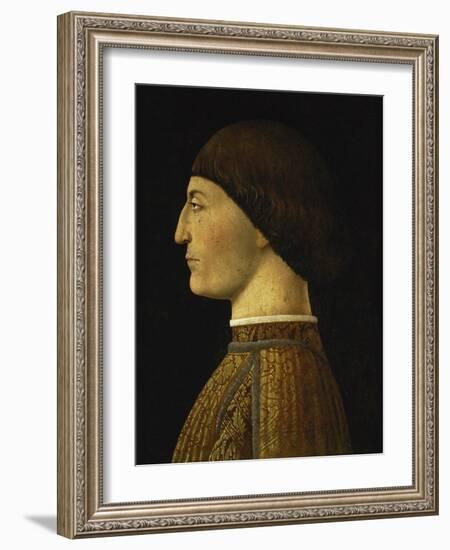 Sigismondo Malatesta, Ca, 1451-Piero della Francesca-Framed Giclee Print