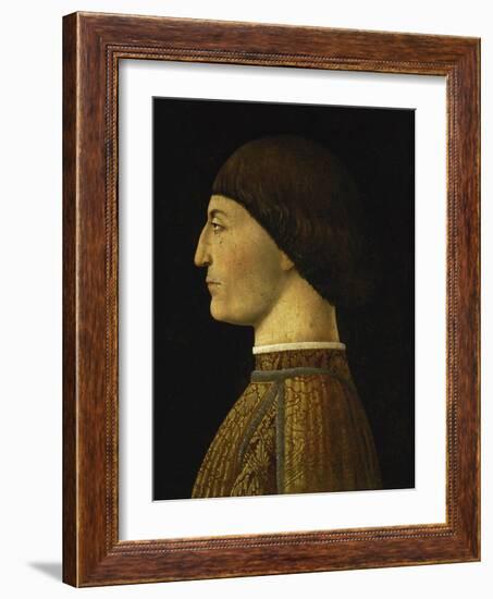 Sigismondo Malatesta, Ca, 1451-Piero della Francesca-Framed Giclee Print