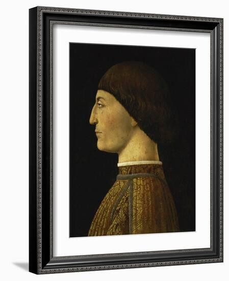 Sigismondo Malatesta, Ca, 1451-Piero della Francesca-Framed Giclee Print