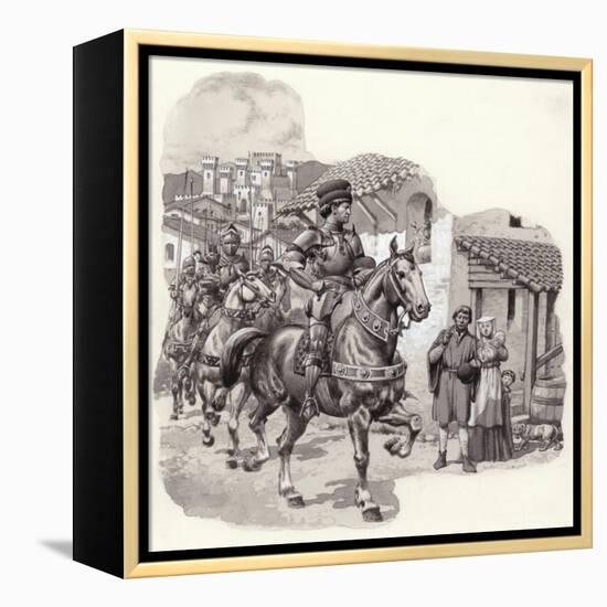 Sigismondo Malatesta, Italian Mercenary-Pat Nicolle-Framed Premier Image Canvas