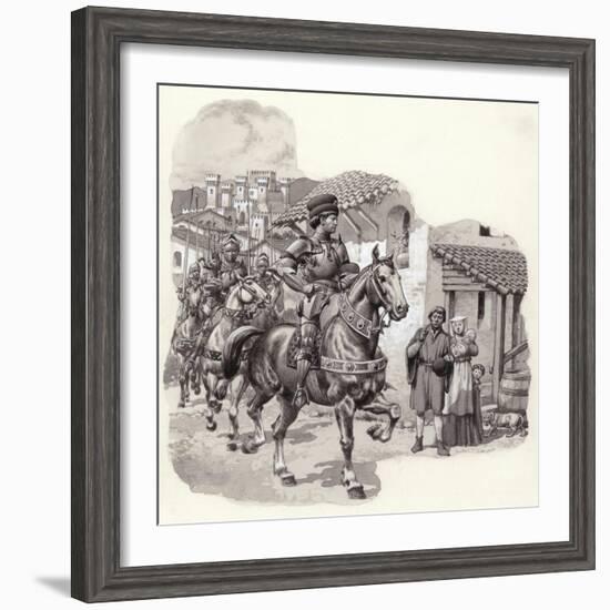 Sigismondo Malatesta, Italian Mercenary-Pat Nicolle-Framed Giclee Print