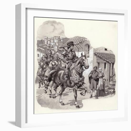 Sigismondo Malatesta, Italian Mercenary-Pat Nicolle-Framed Giclee Print