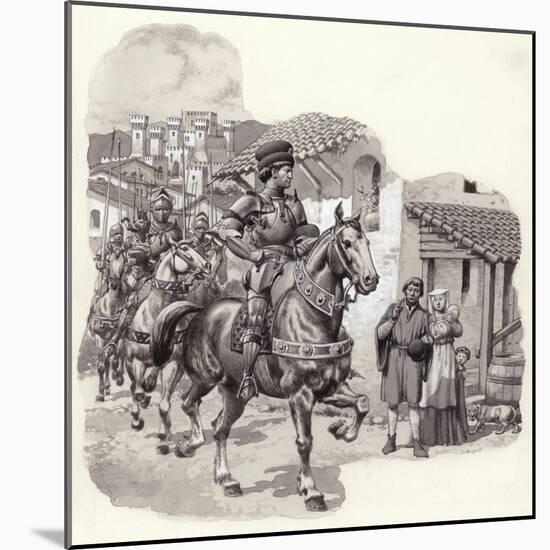 Sigismondo Malatesta, Italian Mercenary-Pat Nicolle-Mounted Giclee Print