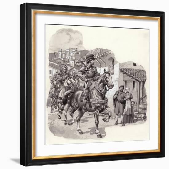 Sigismondo Malatesta, Italian Mercenary-Pat Nicolle-Framed Giclee Print