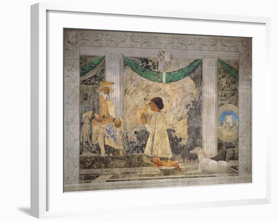 Sigismondo Pandolfo Malatesta Praying before St Sigismund-Demetrio Cosola-Framed Giclee Print