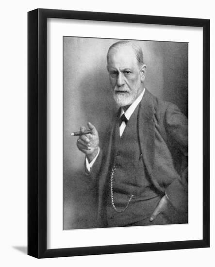 Sigmund Freud (1856-193), Austrian Neurologist-null-Framed Photographic Print
