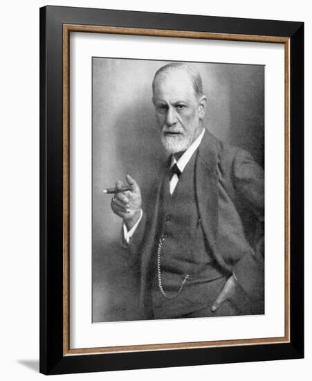 Sigmund Freud (1856-193), Austrian Neurologist-null-Framed Photographic Print