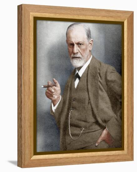 Sigmund Freud (1856-193), Austrian Neurologist-null-Framed Premier Image Canvas