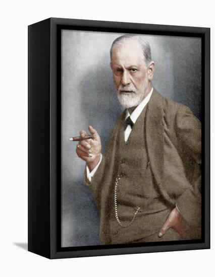 Sigmund Freud (1856-193), Austrian Neurologist-null-Framed Premier Image Canvas