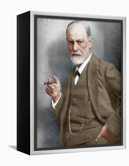 Sigmund Freud (1856-193), Austrian Neurologist-null-Framed Premier Image Canvas