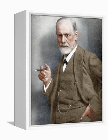 Sigmund Freud (1856-193), Austrian Neurologist-null-Framed Premier Image Canvas