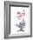 Sigmund Freud, Caricature-Gary Brown-Framed Photographic Print