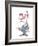 Sigmund Freud, Caricature-Gary Brown-Framed Photographic Print