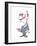 Sigmund Freud, Caricature-Gary Brown-Framed Photographic Print