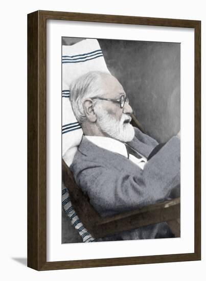 Sigmund Freud, Father of Psychoanalysis-Science Source-Framed Giclee Print