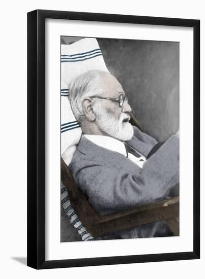 Sigmund Freud, Father of Psychoanalysis-Science Source-Framed Giclee Print