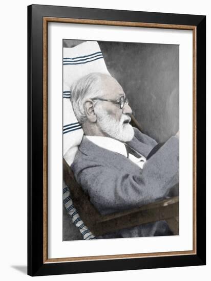 Sigmund Freud, Father of Psychoanalysis-Science Source-Framed Giclee Print