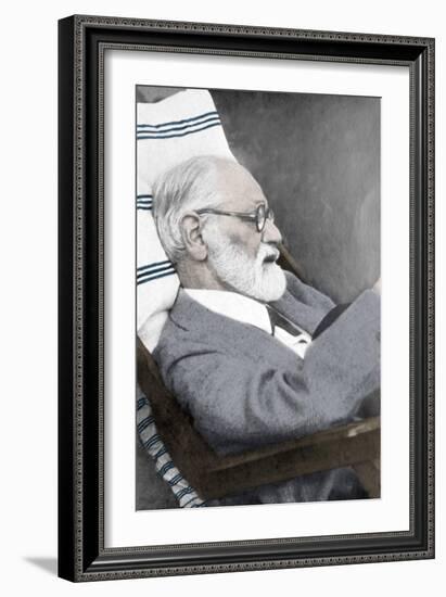 Sigmund Freud, Father of Psychoanalysis-Science Source-Framed Giclee Print