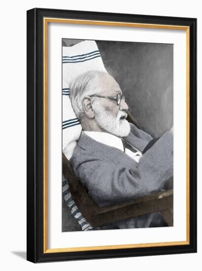 Sigmund Freud, Father of Psychoanalysis-Science Source-Framed Giclee Print