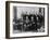 Sigmund Freud with colleagues at a psychoanalytic congress in The Hague, 1920-null-Framed Photographic Print