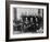 Sigmund Freud with colleagues at a psychoanalytic congress in The Hague, 1920-null-Framed Photographic Print