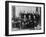 Sigmund Freud with colleagues at a psychoanalytic congress in The Hague, 1920-null-Framed Photographic Print