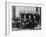 Sigmund Freud with colleagues at a psychoanalytic congress in The Hague, 1920-null-Framed Photographic Print